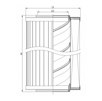 XR040G25B0/ESD hydraulic filter element