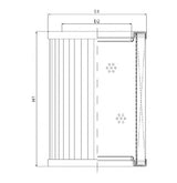 XR1000G15 hydraulic filter element