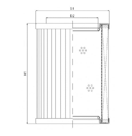 XR1000G15 hydraulic filter element