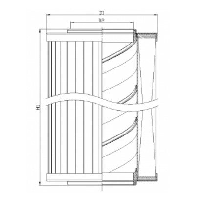 XR100G25V0 hydraulic filter element