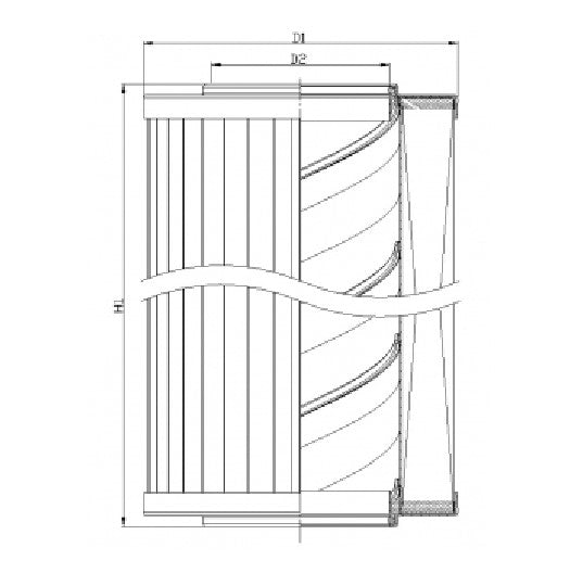 XR160C10V0 hydraulic filter element