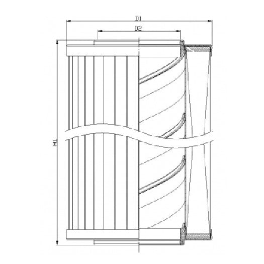XR160G01B0 hydraulic filter element