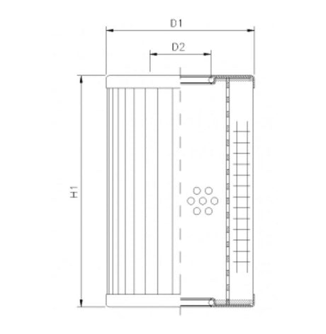 XR160T100 hydraulic filter element