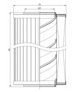 XR250C25B0 hydraulic filter element