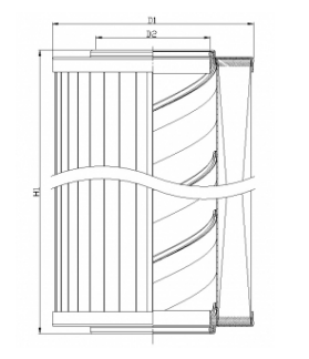 XR250G01B0 hydraulic filter element
