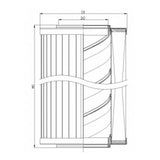 XR250G06B0 hydraulic filter element