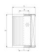 XR250T40B0 hydraulic filter element