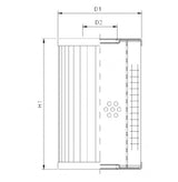 XR400G03V hydraulic filter element