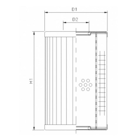 XR630G10V0 hydraulic filter element