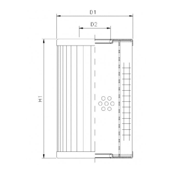 XR630GW10 hydraulic filter element