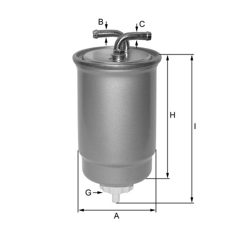 ZP05/3F fuel filter in-line