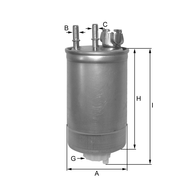 ZP05/7F fuel filter in-line