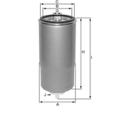 ZP3037F fuel filter spin-on