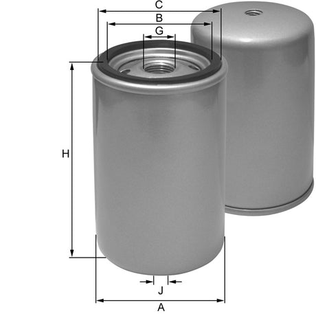 ZP3040F oil filter (spin-on)