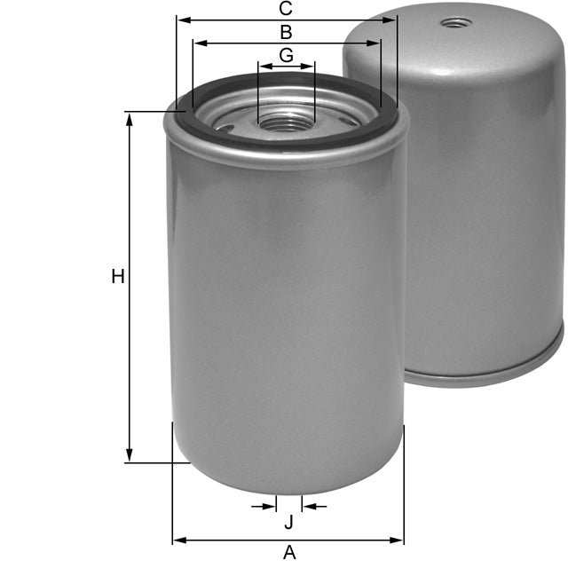 ZP3040F oil filter (spin-on)