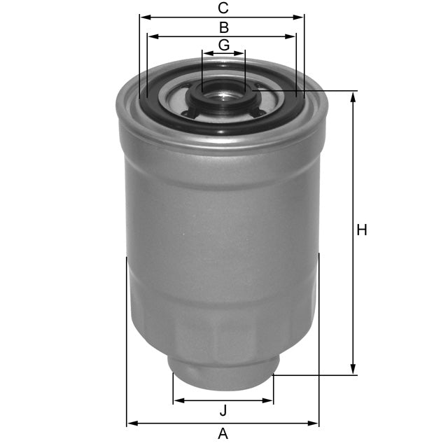 ZP3101FMB fuel filter spin-on
