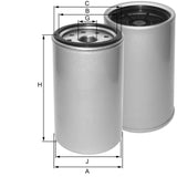 ZP3133F fuel filter spin-on