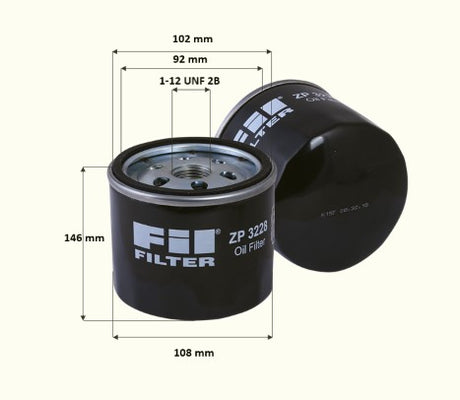 ZP3228A oil filter spin-on