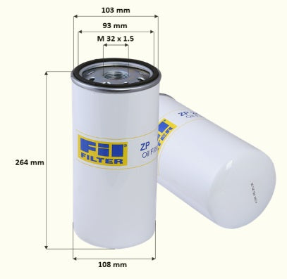 ZP3484 oil filter element