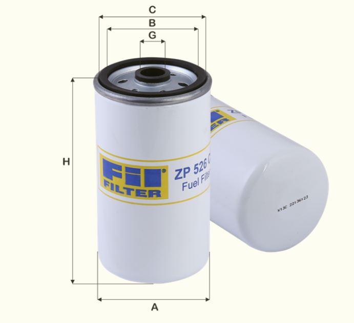 ZP526CF fuel filter spin-on