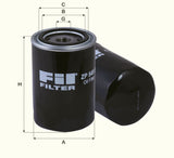ZP549B oil filter spin-on