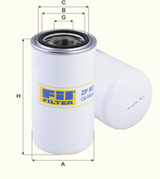 ZP581 oil filter (spin-on)