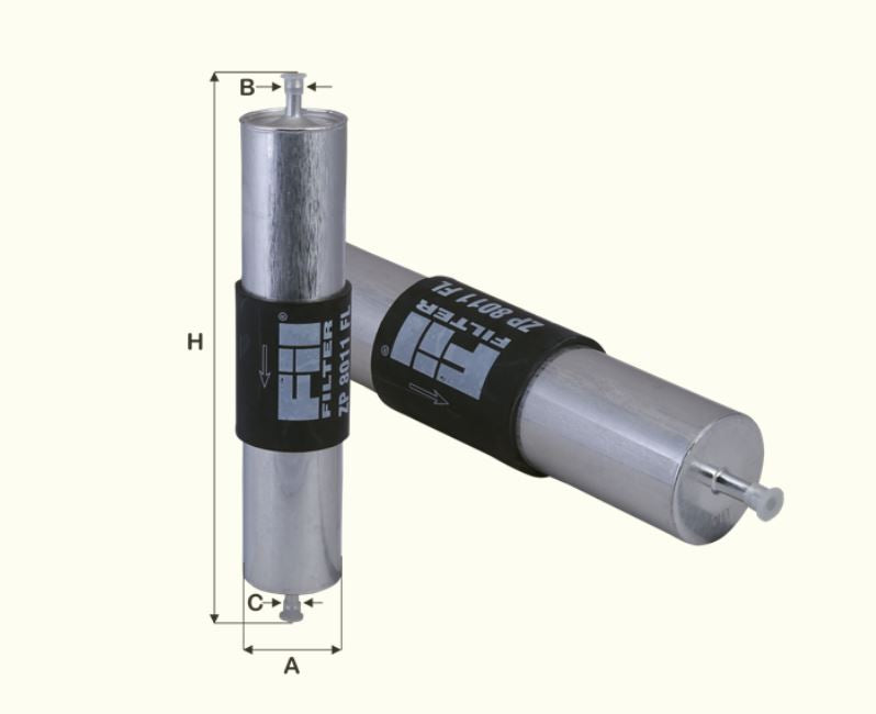 ZP8011FL fuel filter in-line