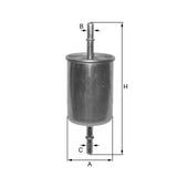 ZP8013FL fuel filter in-line