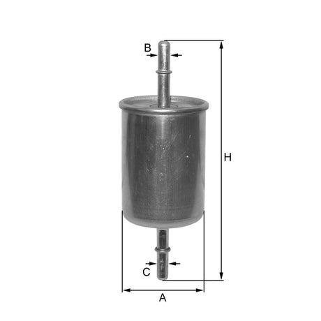 ZP8013FL fuel filter in-line