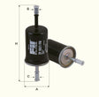ZP8021FM fuel filter in-line