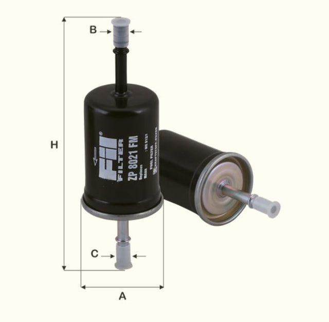 ZP8021FM fuel filter in-line