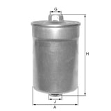 ZP8025FL fuel filter in-line