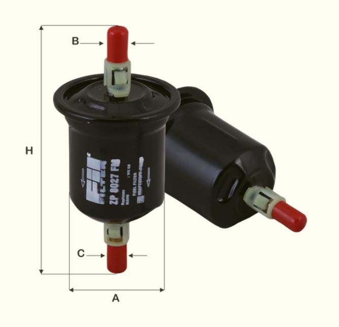 ZP8027FM fuel filter in-line