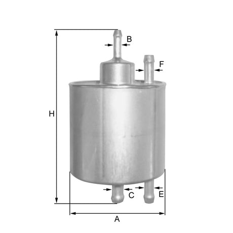 ZP8028FL fuel filter in-line
