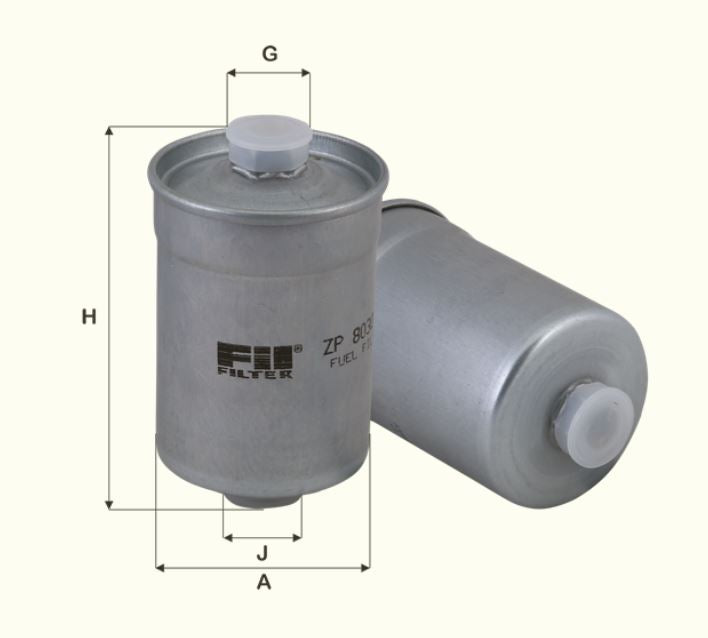 ZP8030FM fuel filter in-line