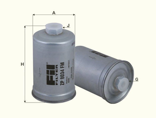 ZP8034FM fuel filter in-line