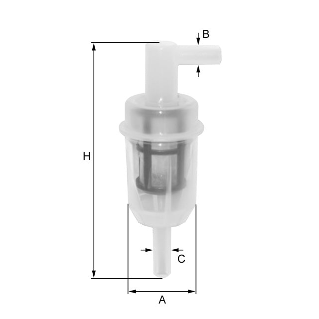ZP8040FP fuel filter in-line