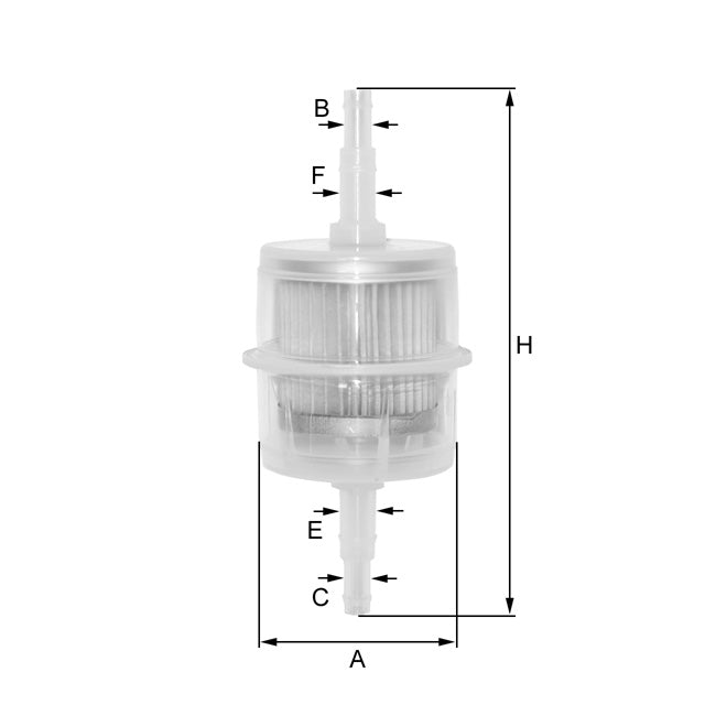 ZP8047FP fuel filter in-line