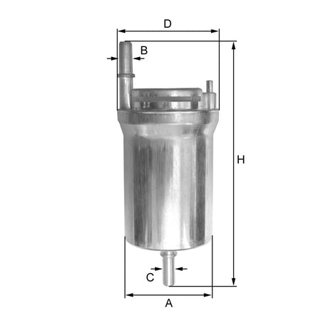 ZP8049FL fuel filter in-line