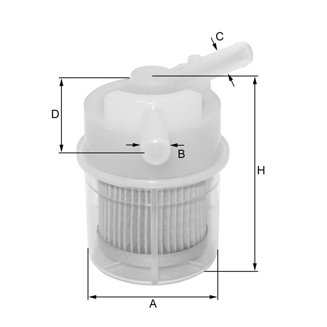 ZP8061FP fuel filter in-line