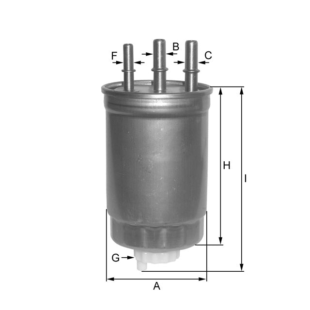 ZP8063FM fuel filter in-line