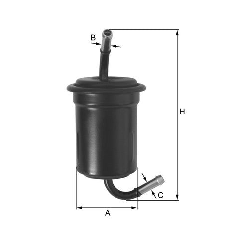 ZP8067FM fuel filter in-line