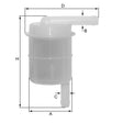 ZP8068FP fuel filter in-line