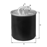 ZP8082FMBM fuel filter in-line