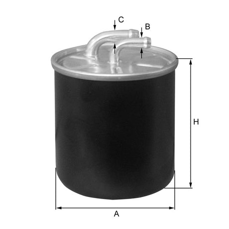 ZP8082FMBM fuel filter in-line