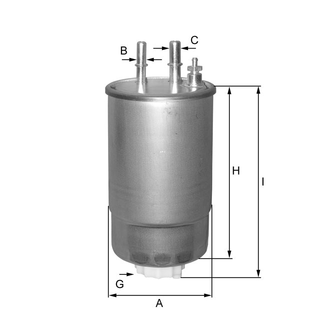 ZP8083FM fuel filter in-line