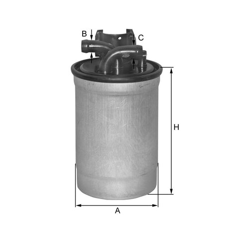 ZP8085FM fuel filter in-line
