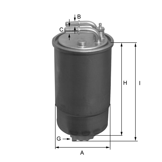 ZP8086FM fuel filter in-line