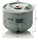 ZR 7001 oil filter element (for centrifuge)