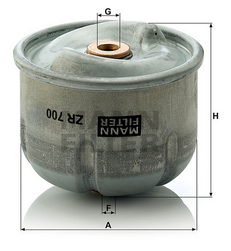 ZR 700 x oil filter element (for centrifuge)